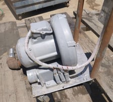 Ring Blow #7I/L, gas-ring vacuum air pump, 1/2 HP, 2.25" inlet, .75" outlet, portable on casters