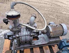 Vacuum pump #SWV-3, 3 HP, 2" inlet/outlet, 1984