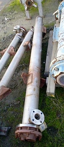 Croll Reynolds #4X, Croll Reynolds Steel vacuum pump, steam evactor w/condenser, 4" inlet/outlet