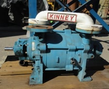 100 CFM, Kinney #KLRC-100KFA, Carbon Steel liquid ring vacuum pump, 1.5" inlet/outlet