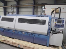 Weinig #Powermat-2000, 8-head, feed-through moulder, 9-1/16" x 6-5/16" working capacity, 2010