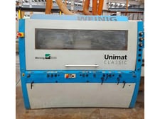 Weinig #Unimat-500/018/Classic, 6-head, feed-through moulder, 9-1/16" x 4-3/4" working capacity, 1-9/16"