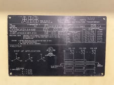1000 KVA 330Y/191 Primary, 24940GY/14400 Secondary, Step Up Transformer, 3 phase, Padmount Transformer