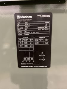 2500 KVA 20780 Delta Primary, 480Y/277 Secondary, 3 phase, Padmount Transformer, Ready To Ship
