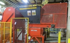 Shredder & granulator combo, Weima / Cumberland, hydraulic Gaylord box dumper, 2005