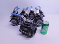 2" Trueline, ball valve, 1500 WOG threaded, WCB Body N652 front back NEW (8 in lot)