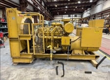 250 KW Caterpillar #G3408, Natural Gas generator set,open skid mounted, 120/240 Volts, 1164 hours, 1990