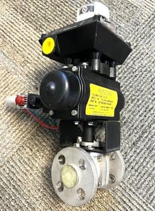 1/2" Keystone #79U-003U-A060-A00, pneumatic actuator, valve & switch