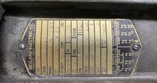 9" x 40" Cincinnati #13, engine lathe, 3 HP, 1800 RPM, 9" chuck, 3-jaw