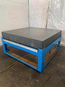 60" x 60" x 8-1/4" Granite surface table