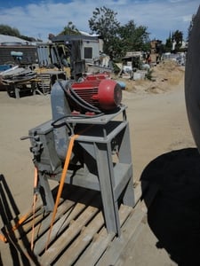 Morse Morse #DF-154, Disc Pulverizer Mill, Carbon Steel, 8" diameter, 3.5" in / 2 " out, 2 HP, 2 HP
