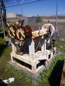 12" x 12" Other, 2-Roll Mill, Flaking/cracking type, 15 HP