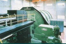 19.35' x 27.88' Morgardshammar, 550 mm width pinion, (2) 1877 HP, No liners included