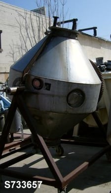 40 cu.ft. Conical Mixer, Stainless Steel, Less Drive
