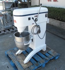 Nova #30L, Stainless Steel dough mixer, paddle type agitation, manual speed controls, 1 HP