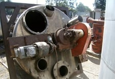 34 cu.ft. Mauri Engineering #MBX-010, Nauta Mixer, Stainless Steel, 5' 4" diameter x 7' 6" cone, 7 HP