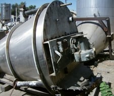 35 cu.ft. J H Day, Nauta Mixer, 5' 4" diameter x 7' 6" cone, 10 HP, 220/440V