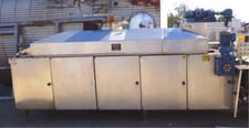 34" width x 144" L EFS Prodigy #FTO-3216, direct fired natural gas single pass oven, 1,400,000 BTU per hour