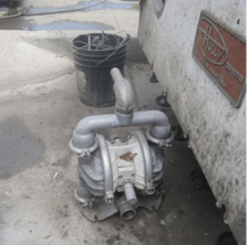 1.5" Wilden #M400/NE, Diaphragm Pump, Aluminum, 1.25" outlet, 20-70 GPM