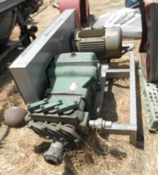 50 GPM @ 1200 psi, Myers #D50-12, reciprocating pump, 3-piston pump, 3.50" inlet x 1.25" outlet, 30 HP