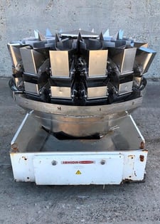 Ishida #CCW-S-212, Combination Weigh Scale, 14-Head, 13" L chute, 5" x 7" opening, 480 V, 1989