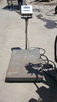 500 lb. SPX #350, Platform Scale, carbon/stainless steel, 24" x 32", 110 V