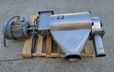 12" x 22" Kason #KC1256, Rotary Screen, 10" oversize & 5" undersize dscharge, 8" x 7" inlet, 10" x 9" access