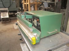 Thermal impulse heat sealer with 18" sealing section, 15 V., 60 Hz AC, heat control dial