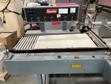 Shanklin #S24B, L-Bar Sealer, semi-automatic wrapping machine, 40 packages/min., 15" width x 33" L sealer
