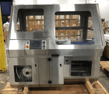 Truline Packaging Inc #PP5600CS/99180838EU, Automated L-Bar & Shrink Tunnel, Stainless Steel, 25" L x 20"