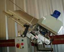 Schymanski type #Ram-3000, wine capsule applicator, single head, semi-automatic, bottle gripper, bottle