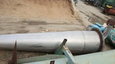 18" Cyclone Air Separator, 18" diameter x 16" straight side w/65" cone bottom, 10" discharge, 4" diameter Air