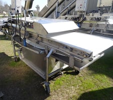 Belt Press, 4' discharge H, 25" x 116", Stainless Steel, start/stop control