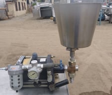 1/2" Haskel #dsf, Pneumatic Liquid Pump, 1/2" in/out, 201 cu.in./min, 1983