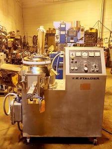 T.k. Fielder #PMA65, Mixer Granulator, 65 Liter, jacketed bowl, bottom blade, (1 available) chopper