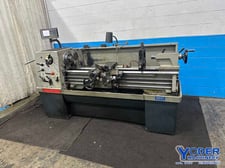 15" x 50" Clausing #8031, engine lathe, 9-1/2" swing over cross slide, inch/metric, AcuRite digital read out