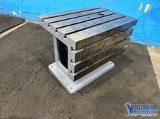 T-slotted box drill table, 19 x 28 x 24, side face