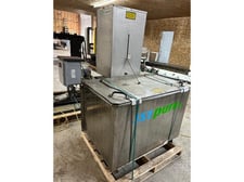 IST #AW-80, industrial pail washer, 80 gallon tank,