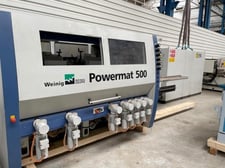 Weinig #Powermat-500, moulder, 6-heads, 9-1/6" x 4-3/4" capacity, 8k RPM, PowerLock Control, 1-9/16" spindle