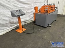 5 Stand, Samco, rollformer, 12" roll space, 9" horizontal centers, 1-1/2" spindle diameter, 10 HP