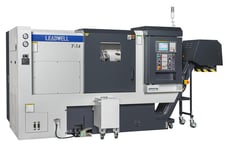 Leadwell #T-7A-208, horizontal lathe, 19.6" swing, 8" chuck, 3-jaw, 2.5" bar, 14.96" dia., 17.32" lgth, A2-6