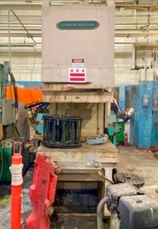 Image for 250 Ton, Greenerd #HCA-250, C-Frame hydraulic press, 18" stroke, 24" daylight, 16" throat, 300 gallon hydraulic reservoir, 1994