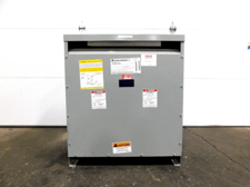 75 KVA 480 Primary, 208/120 Secondary, General Electric #9T23Q3474G03 K Factor dry type transformer