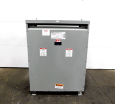 112.5 KVA 480 Primary, 208/120 Secondary, General Electric #9T23Q3475G03 K Factor dry type transformer