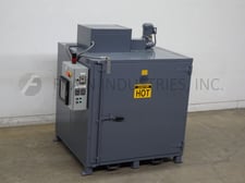 55-1/2" width x 57-1/4" H x 50-1/2" D Benko #10E4-CS, drum warming oven, 300°F, 9 KW heater