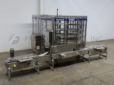 Hartness #6930, dynac pressureless accumul, with 7-1/2" wide table top conveyors