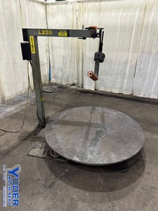 5000 lb. Coilmate, pallet type uncoiler, 58" diameter