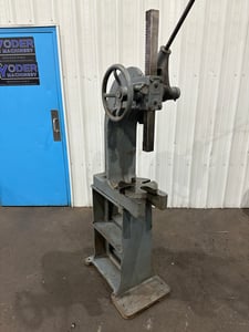 Greenerd 3 Ton Lever-Type Deep Throat Arbor Press, No. 3 - Norman Machine  Tool