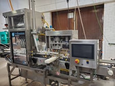 Image for Pnemautic Scale Angelus #CB50C, Integrated Filler/Seamer Canning Line, 6-Head filler w/1-Head can seamer, 50 cans/min., runs 204.5 sleek & 211 standard cans, 2021