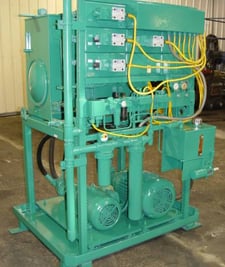 27.5 HP Parker / Vickers, 17 gpm, 3600 psi, valves, 50 gal.tank, #913